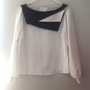 Vintage Helene St. Marie Sailor Blouse